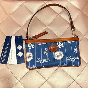Dooney & Bourke MLB Dodgers Wristlet / Shoulder Bag